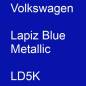 Preview: Volkswagen, Lapiz Blue Metallic, LD5K.